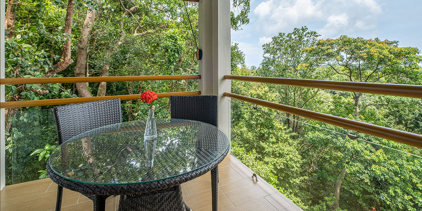Rainforest Studio balcony